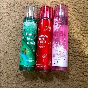 3 Bath & Body Works Fragrance Mists-New
